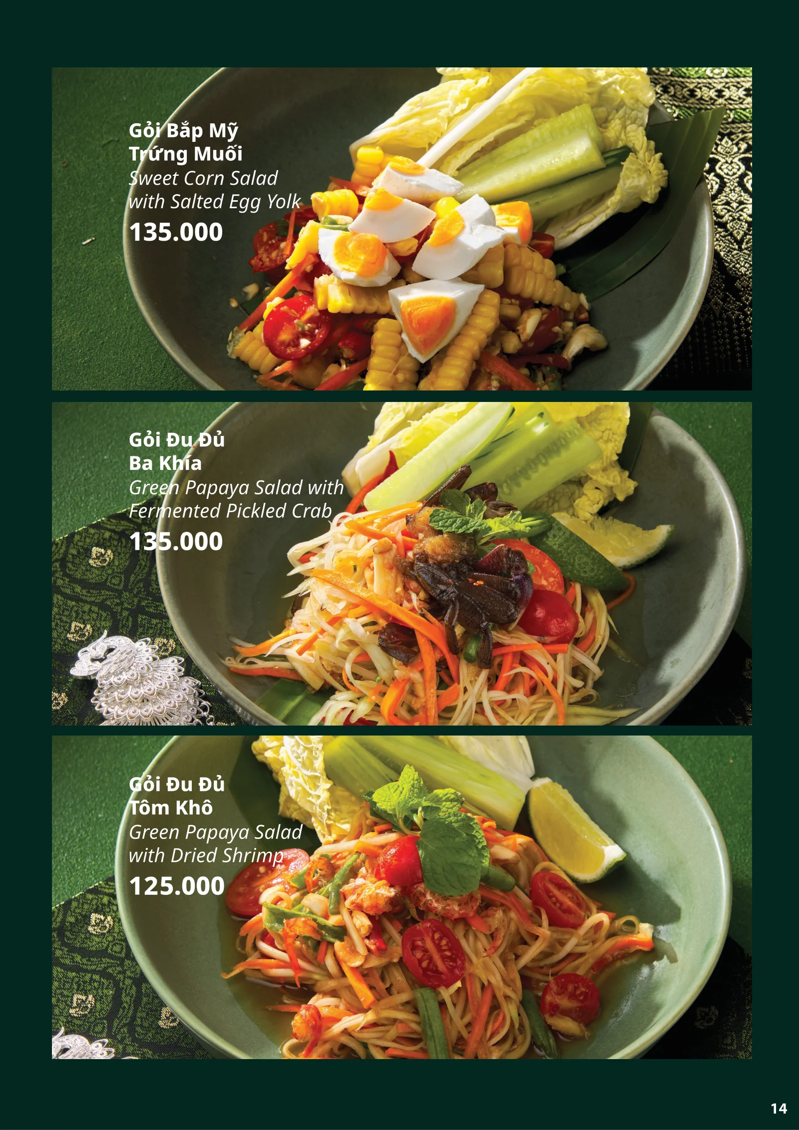 Thực đơn Siam Siam - trang 16