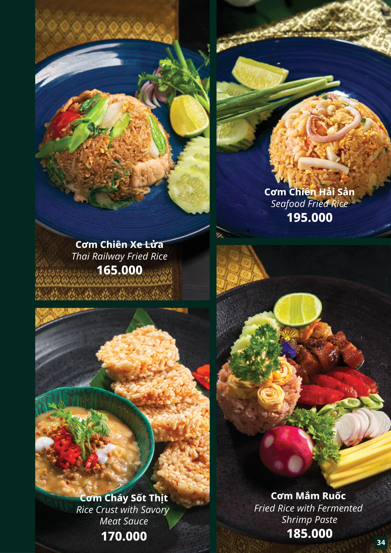 Thực đơn Siam Siam - trang 36